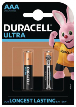 Батарейка DURACELL Ultra Power AAA 2шт/10 Батарейка DURACELL Ultra Power AAA 2шт/10