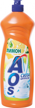 Ср-во д/мытья посуды АОС с Лимоном 0,9л/12 Ср-во д/мытья посуды АОС с Лимоном 0,9л/12