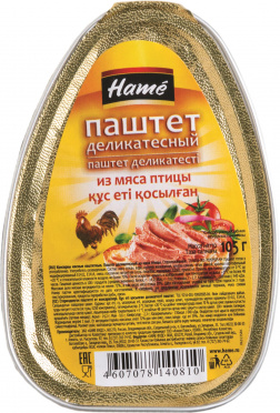 Паштет Хаме 105г мясо птицы ламистер/16 Паштет Хаме 105г мясо птицы ламистер/16