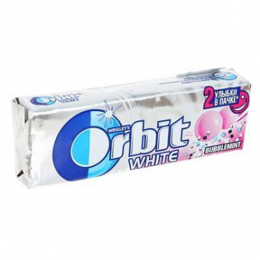 Жев.резинка Орбит под. XXL Белоснейжный Bubblemint 20,4г/20 Жев.резинка Орбит под. XXL Белоснейжный Bubblemint 20,4г/20