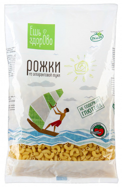 Макароны Рожки без глютена 250/16/Ешь ЗдорОво Макароны Рожки без глютена 250/16/Ешь ЗдорОво
