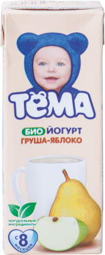 Биойогурт Тема питьевой 2,8% Яблоко-Груша 210г т/п/6/БЗМЖ Биойогурт Тема питьевой 2,8% Яблоко-Груша 210г т/п/6/БЗМЖ