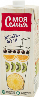 Нектар МОЯ СЕМЬЯ 0,95л Мультифрутти т/п/8 Нектар МОЯ СЕМЬЯ 0,95л Мультифрутти т/п/8