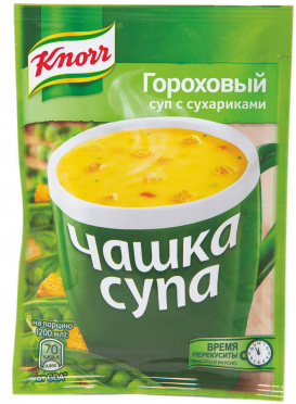 Knorr чашка супа куриный суп с сухариками