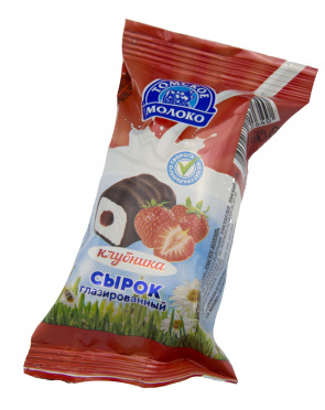 Сырок творожный Томское молоко 23% с клубникой 40г флоу-пак/32/БЗМЖ Сырок творожный Томское молоко 23% с клубникой 40г флоу-пак/32/БЗМЖ