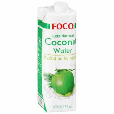 Кокосовая вода Foco натур б/сахара 1л т/п/12 Кокосовая вода Foco натур б/сахара 1л т/п/12