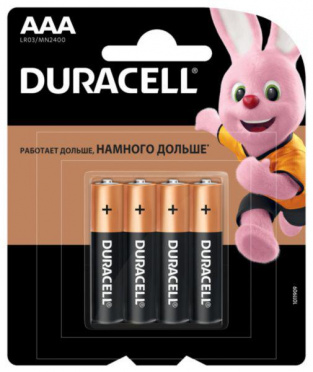 Батарейка DURACELL Basic AAА 4шт на бл/12 Батарейка DURACELL Basic AAА 4шт на бл/12