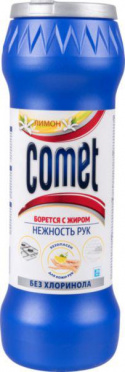 Чистящее ср-во КОМЕТ порошок Лимон без хлоринола 475гр/20 Чистящее ср-во КОМЕТ порошок Лимон без хлоринола 475гр/20