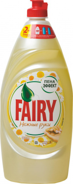 Ср-во д/мытья посуды ФЕЙРИ Нежные руки Ромашка и витамин Е 900мл/12 Ср-во д/мытья посуды ФЕЙРИ Нежные руки Ромашка и витамин Е 900мл/12