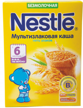 Молочная каша nestle или безмолочная