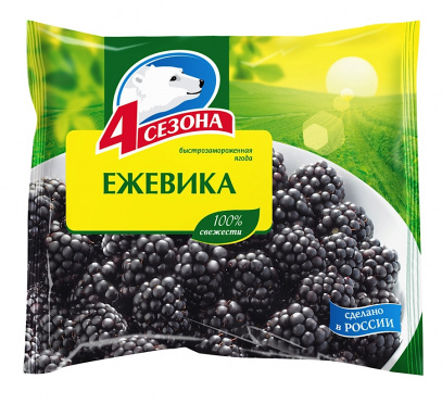 Ежевика быстрозамороженная 300г/пакет/20/4 сезона Ежевика быстрозамороженная 300г/пакет/20/4 сезона