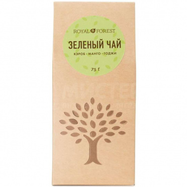 Чай зеленый кэроб, манго, годжи 75гр/16 Чай зеленый кэроб, манго, годжи 75гр/16