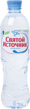 Вода питьевая СВЯТОЙ ИСТОЧНИК 0,5л без газа пэт в асс-те/12 Вода питьевая СВЯТОЙ ИСТОЧНИК 0,5л без газа пэт в асс-те/12