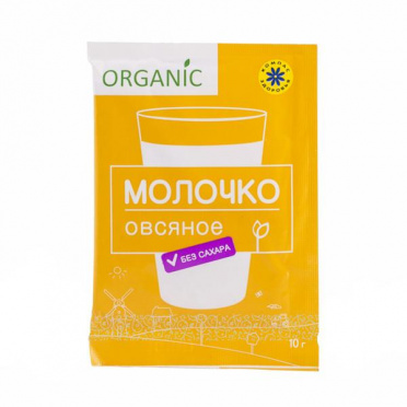 Молочко овсяное без сахара 10г/20/Компас здоровья Молочко овсяное без сахара 10г/20/Компас здоровья