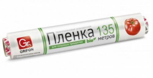 Пленка пищевая д/хранения ГРИФОН Био 29см*135м 6мкм, арт. 200-011/8 Пленка пищевая д/хранения ГРИФОН Био 29см*135м 6мкм, арт. 200-011/8
