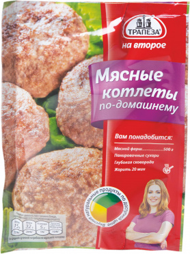 Смесь ТРАПЕЗА На Второе Мясные котлеты по-домашнему 30г/22 Смесь ТРАПЕЗА На Второе Мясные котлеты по-домашнему 30г/22