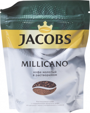Кофе ЯКОБС Монарх MILLICANO растворимый 75г м/у/12 Кофе ЯКОБС Монарх MILLICANO растворимый 75г м/у/12