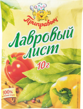 Приправа ПРИПРАВЫЧ Лавровый лист 10г/30 Приправа ПРИПРАВЫЧ Лавровый лист 10г/30