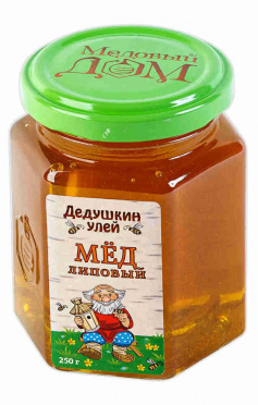 Мед ДЕДУШКИН УЛЕЙ 250г Липовый ст/б/12 Мед ДЕДУШКИН УЛЕЙ 250г Липовый ст/б/12