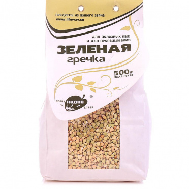 Зерно ОБРАЗ ЖИЗНИ Гречка зеленая для проращивания 500г/12 Зерно ОБРАЗ ЖИЗНИ Гречка зеленая для проращивания 500г/12