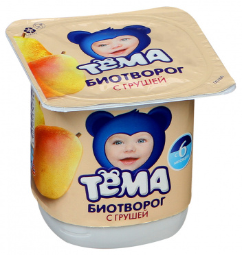Биотворог Тема 4,2% Груша 100г пл/уп/12/БЗМЖ Биотворог Тема 4,2% Груша 100г пл/уп/12/БЗМЖ