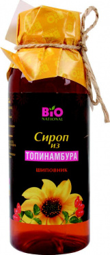 Сироп из клубней топинамбура Шиповник 250г/12/Bio National Сироп из клубней топинамбура Шиповник 250г/12/Bio National