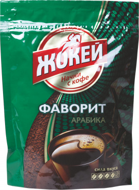 Кофе ЖОКЕЙ Фаворит растворимый гранулированный 75г м/у/12 Кофе ЖОКЕЙ Фаворит растворимый гранулированный 75г м/у/12