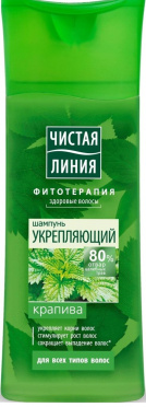 Шампунь ЧИСТАЯ ЛИНИЯ С экстрактом крапивы д/всех типов 250мл/12 Шампунь ЧИСТАЯ ЛИНИЯ С экстрактом крапивы д/всех типов 250мл/12