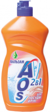 Ср-во д/мытья посуды АОС с Бальзамом 500мл (450мл)/20 Ср-во д/мытья посуды АОС с Бальзамом 500мл (450мл)/20